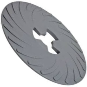 80516 80516 3M DISC PAD FACE PLATE RIBBED GRY