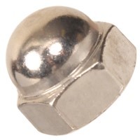 10FNHASP 10-32 ACORN CAP NUT 18-8 SS PASSIVATE