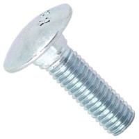 10C64BCR2Z 10-24 X 1 CARRIAGE BOLT STEEL ZINC I