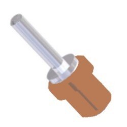 111423M511 1114-23M-0511 INSULATED PIN TERMINAL