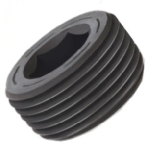 12K16KPF1O 1/8-27 NPTF X 1/4 PIPE PLUG FLUSHSEAL ALLOY ST BO