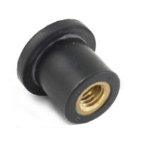 B832 B-832 WELL-NUT THREADED INSERT BRASS/NEOPRENE