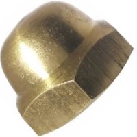 25CNHAB 1/4-20 ACORN CAP NUT BRASS