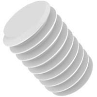 4C28SSFN 4-40 X 7/16 SOC SET FLAT PT NYLON