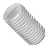 2C24ISFN 2-56 X 3/8 SLOT SET FLAT PT NYLON
