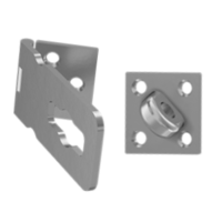 1544A6 PADLOCKABLE CORNER HASP AND STRIKE