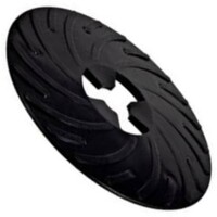 80515 3M DISC PAD FACE PLATE RIBBED BLK