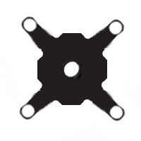 A55485/06-012D MOUNTING PAD MILITARY