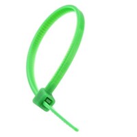 NT10025CGREEN MICROPLASTICS CABLE TIE NY