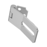 HS-1200-CR-ZN-250 PADLOCKABLE CORNER HASP