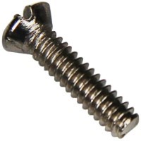 10-32 X 1/2 SLOT OVAL M/S STEEL NICKEL