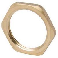 5/16-32 HEX PANEL NUT BRASS