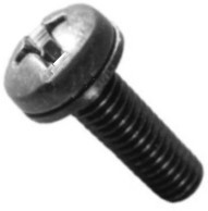 M3-.5 X 6 PHIL PAN M/S SQUARE CONE SEM